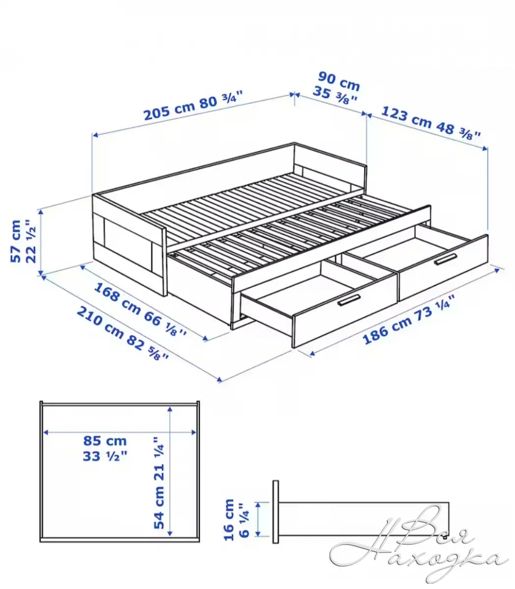 кровать 205 на 205
