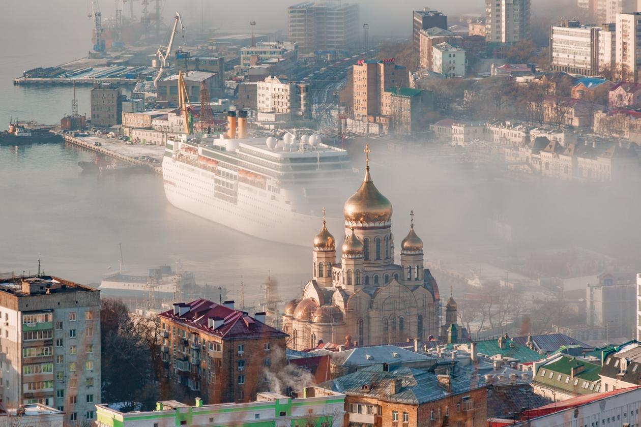 Владивосток туман