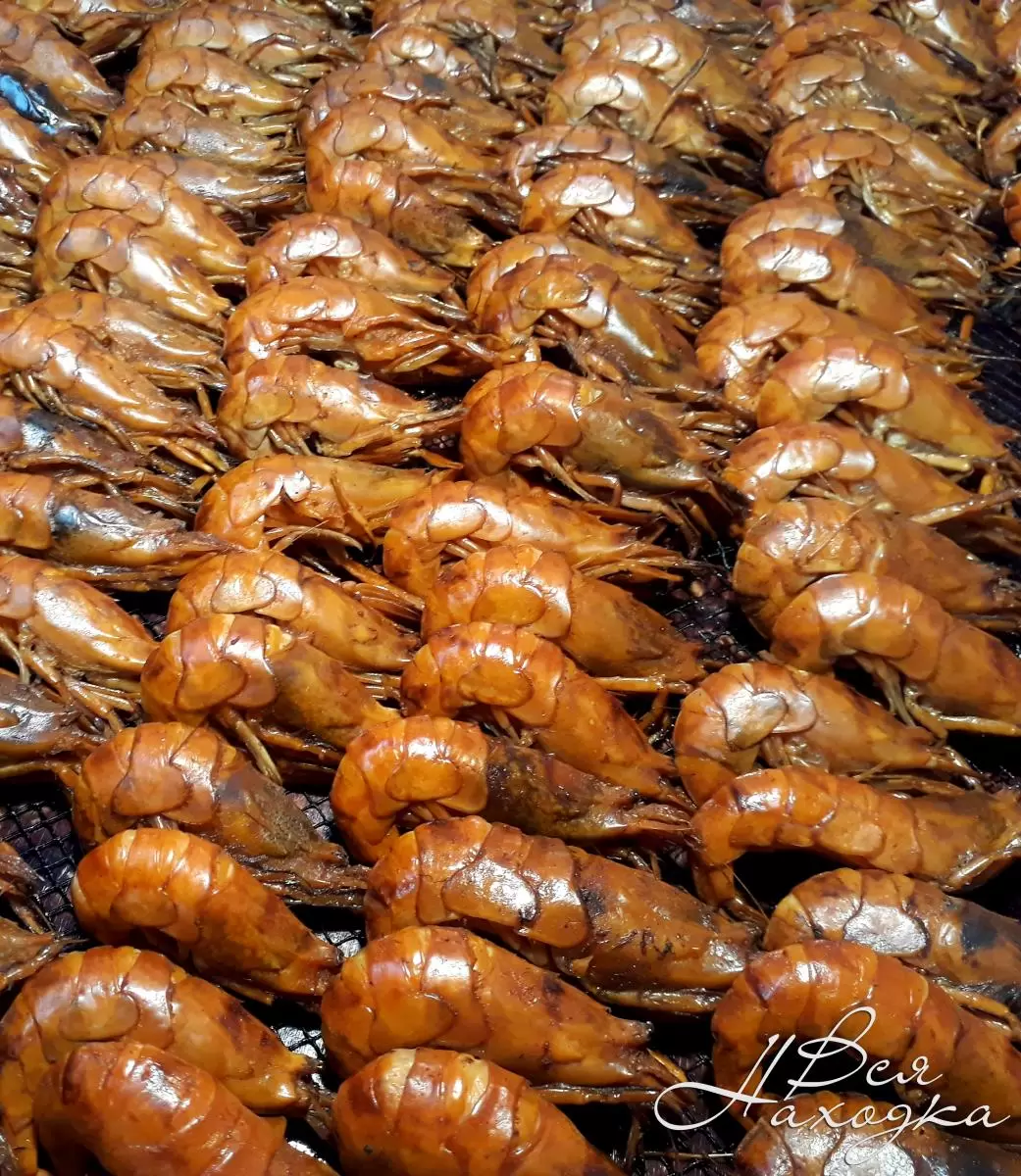Копченые креветки. Коптят креветки. Коптят креветки. Королевская креветка копчения. Коптят креветки.