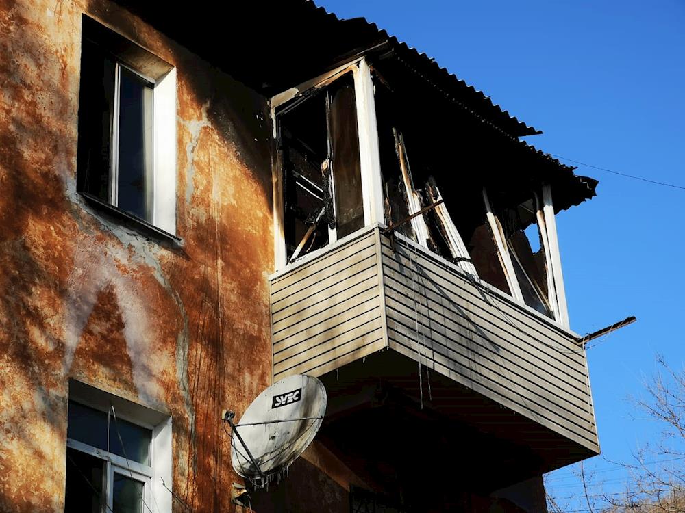 Утром на Находкинском проспекте горела квартира